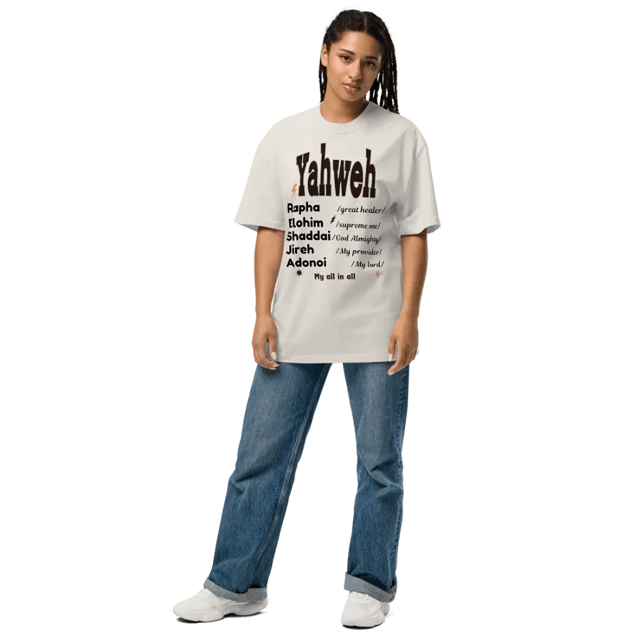 Yaweh Oversize T-Shirt product image (8)