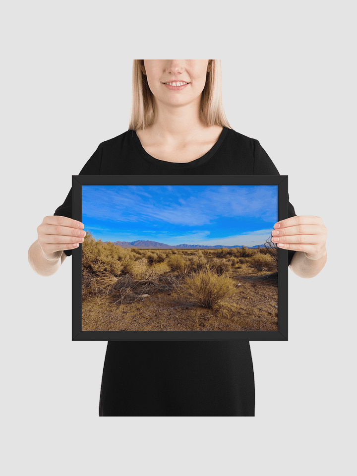 Deserts view Framed photography Poster product image (1)