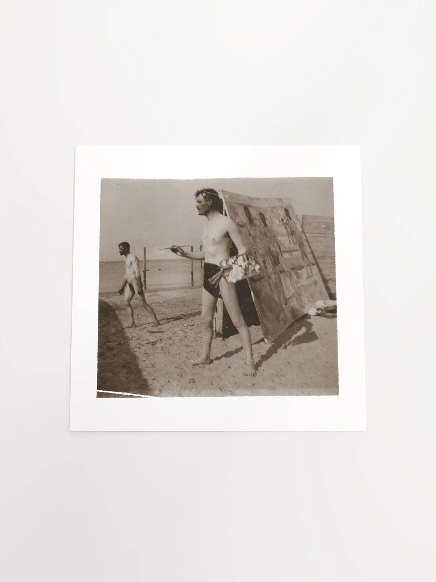 Self-Portrait At The Beach In Warnemünde by Edvard Munch (1907) - Print product image (4)