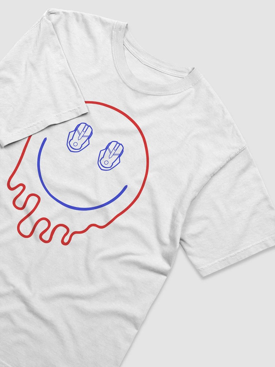 Patriotic Smiley Face T-Shirt (Red/Blue) product image (2)