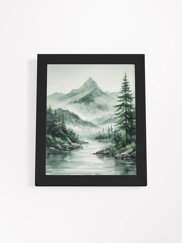 Serene River Forest Framed Poster product image (2)
