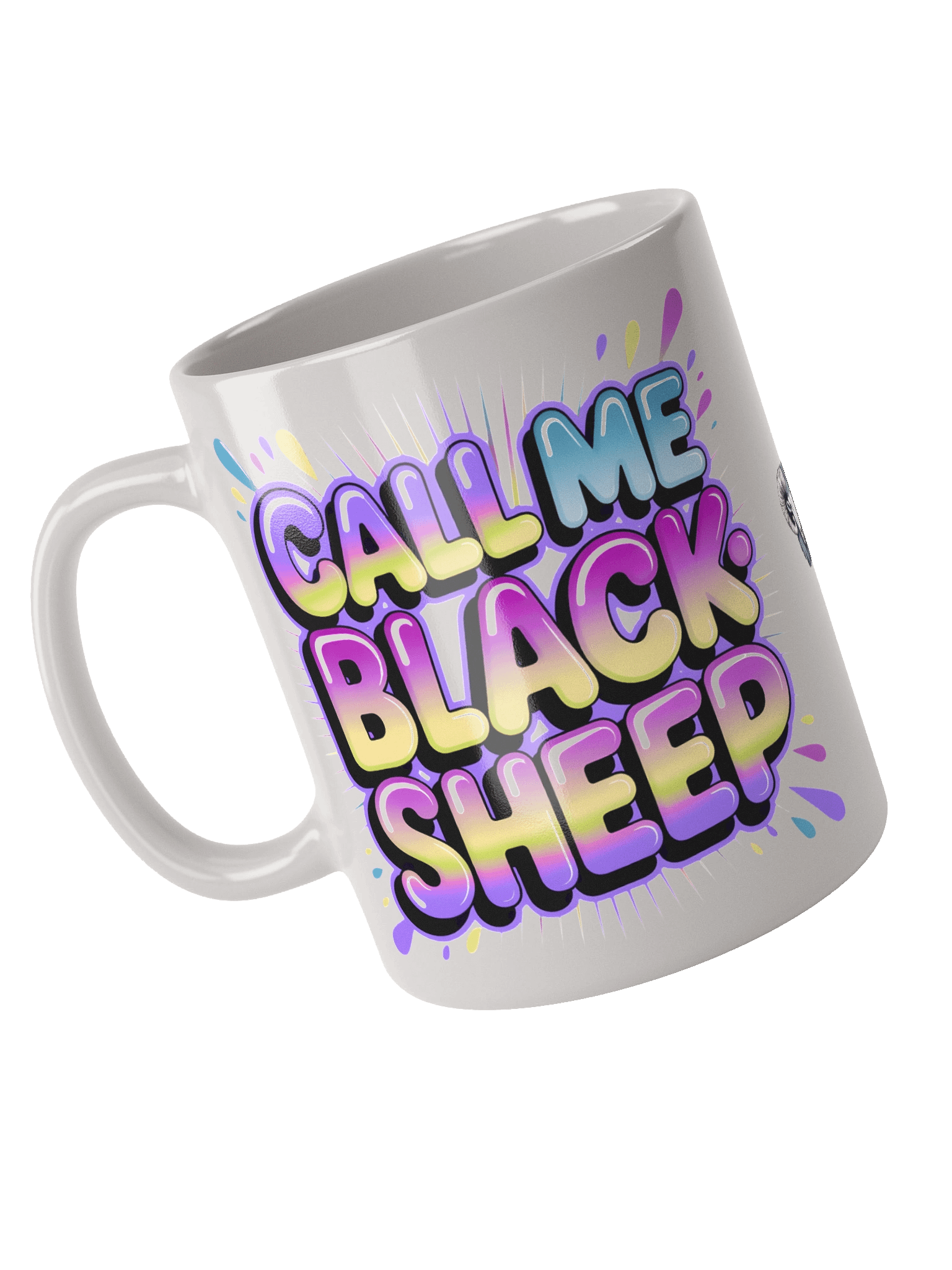 Dreamy CallMeBlackSheep White Glossy Mug product image (4)