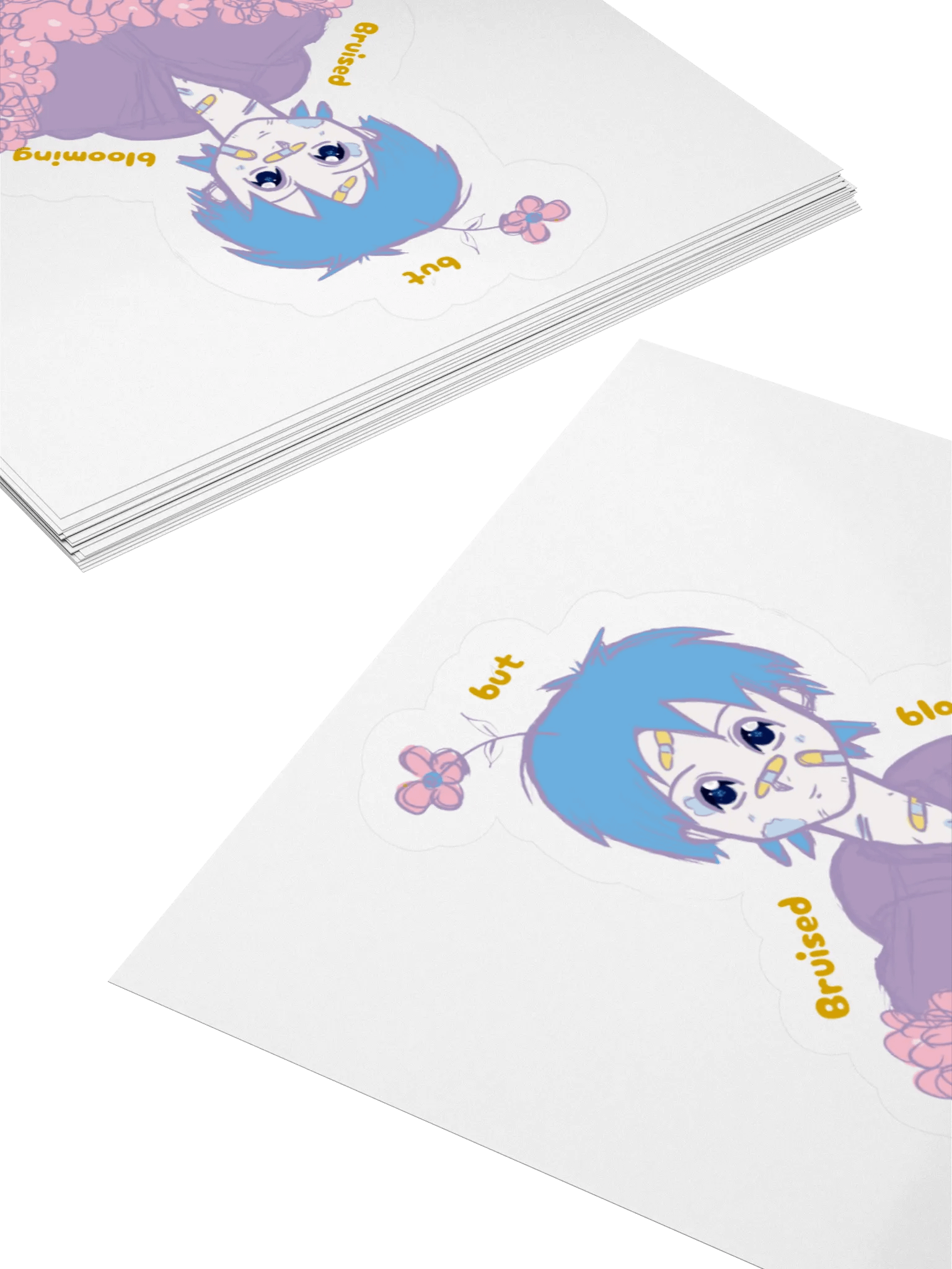 Bruised but Blooming Stickers product image (11)