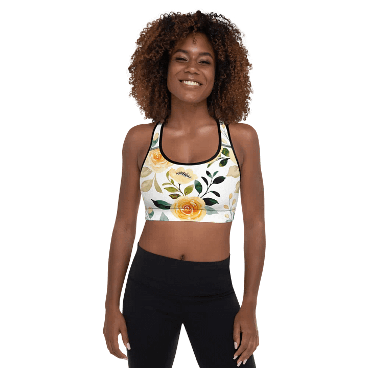 Yellow Rose Delight Padded Bra top product image (1)