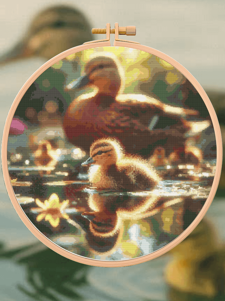 Little Swimmer Cross Stitch Pattern product image (1)
