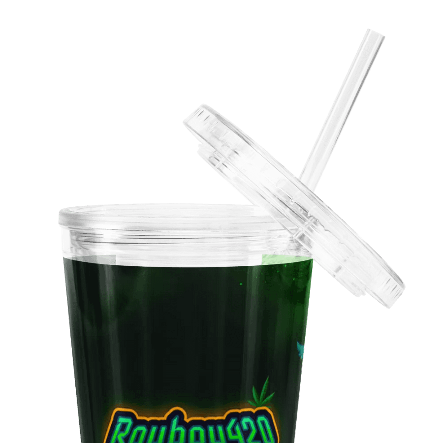 Royboy420 Gaming Double Wall Clear Plastic Tumbler (16 oz) product image (5)