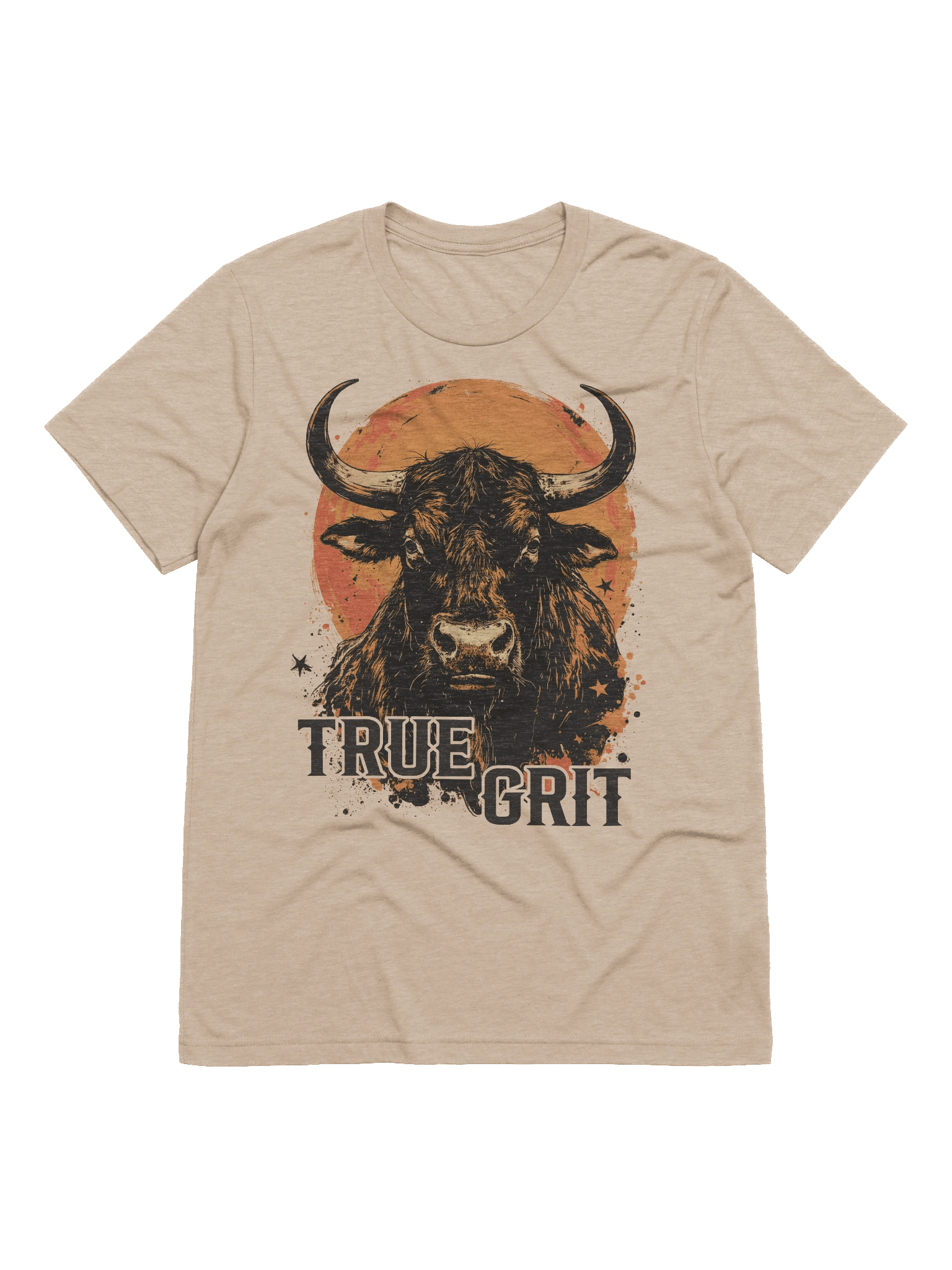 The "True Grit" Western Triblend T-shirt product image (2)