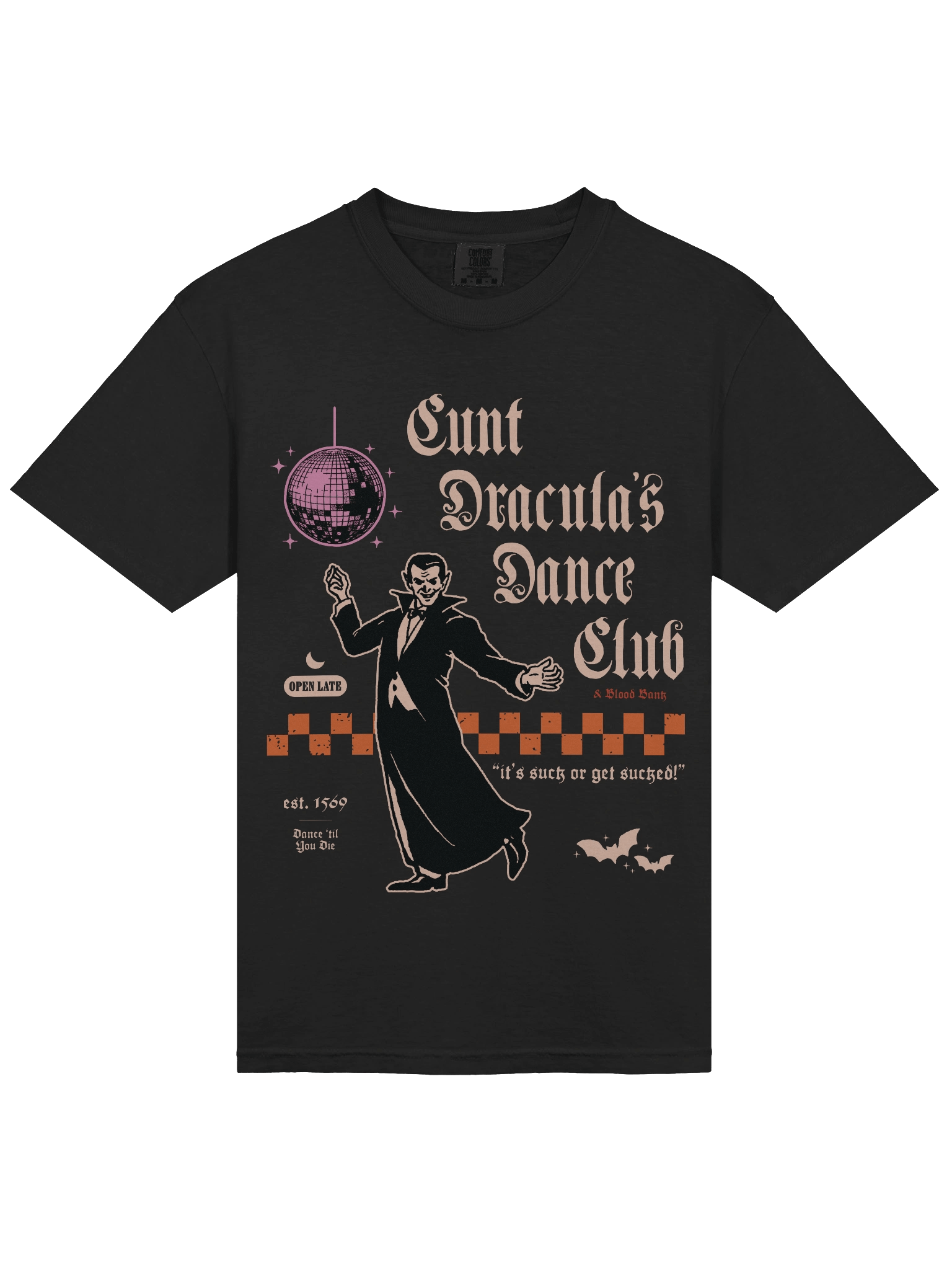 cunt dracula's dance club printed shirt product image (4)