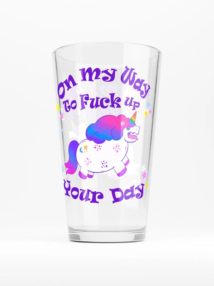 Rainbow Unicorn Glass Shaker product image (1)