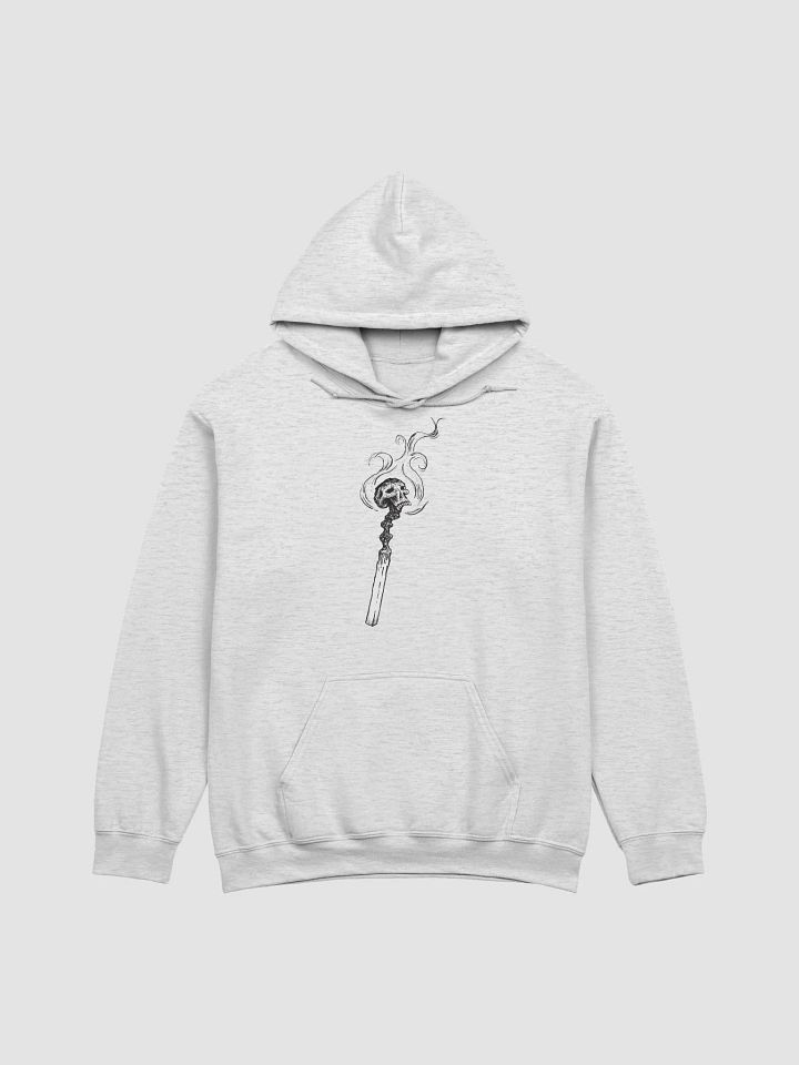 Burned Match Skull Smoke Classic Hoodie product image (1)