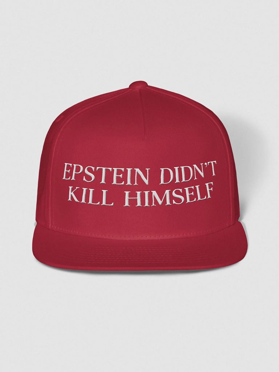 Epstein Didn’t Kill Himself Red fold hat product image (1)