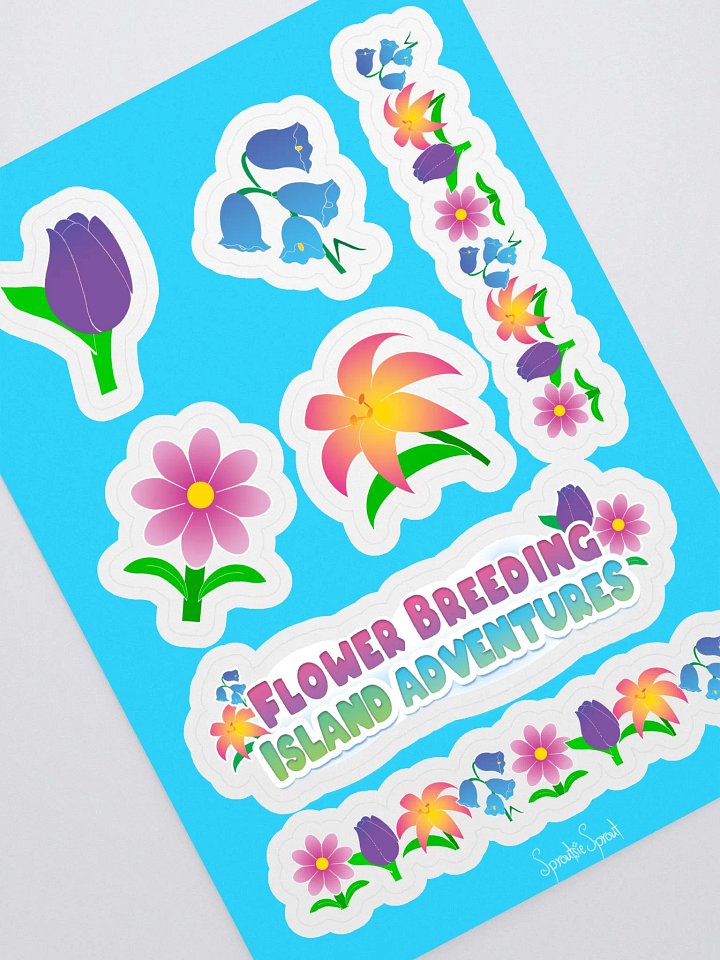 Flower Breeding Island Adventures Sticker Sheet product image (1)