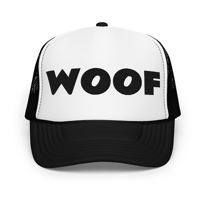 Embroidered WOOF Hat - Black Thread Collection product image (3)