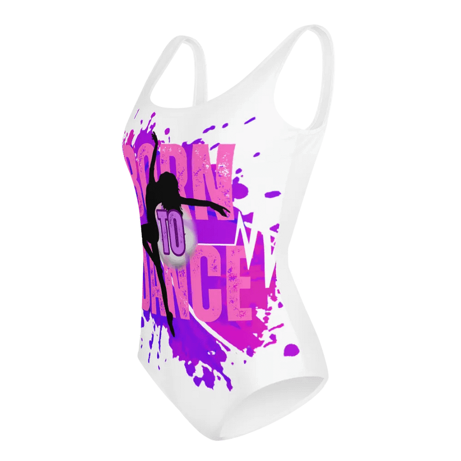 Born to Dance Her Silhouette Rhythmic Reverie Youth Swimsuit product image (9)
