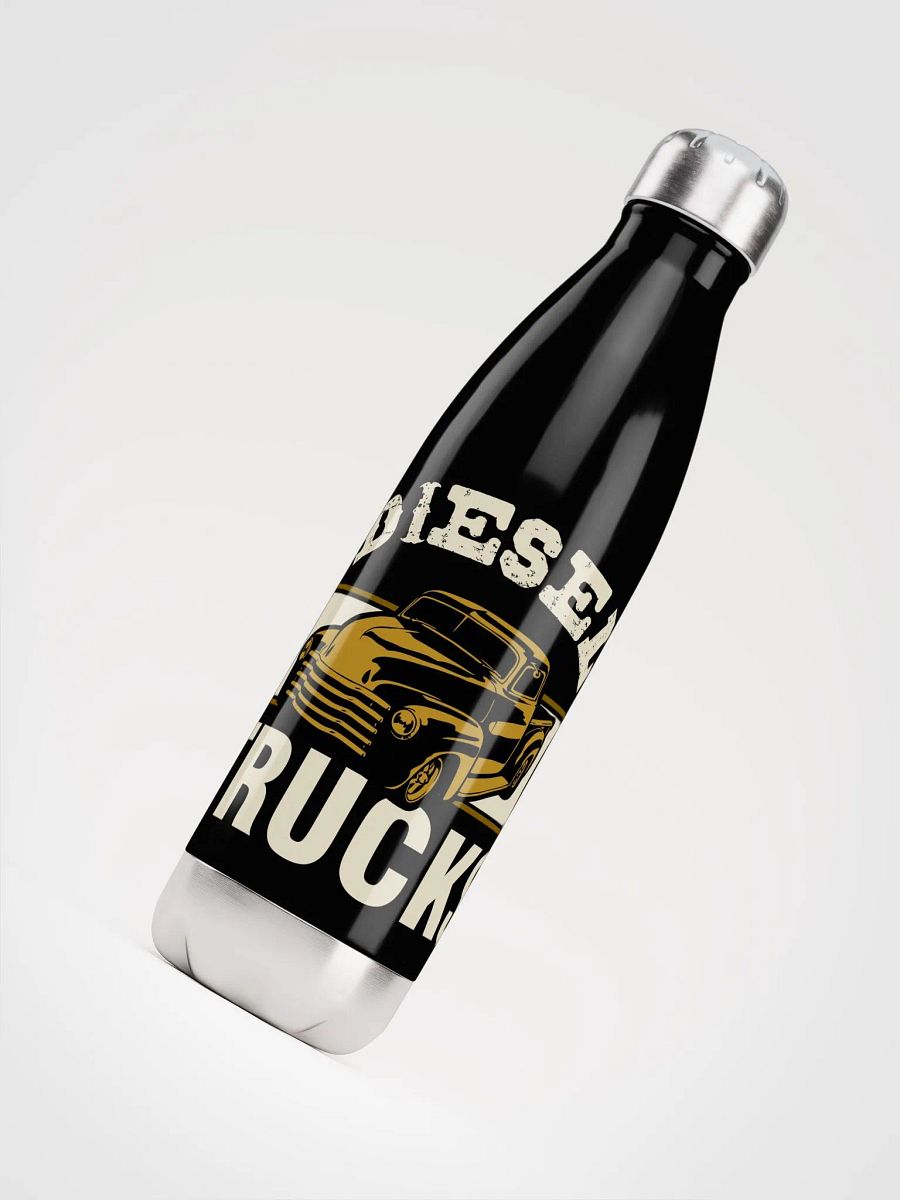 Retro Diesel Trucks Stainless Steel Water Bottle product image (4)