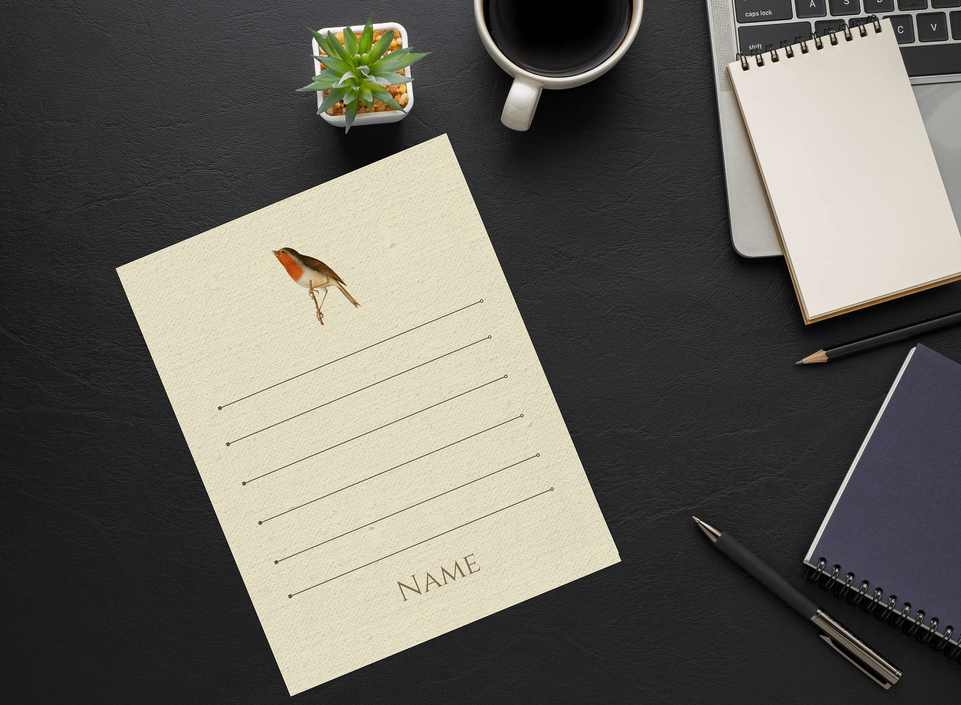 Canva Notepad Template: Robin product image (5)