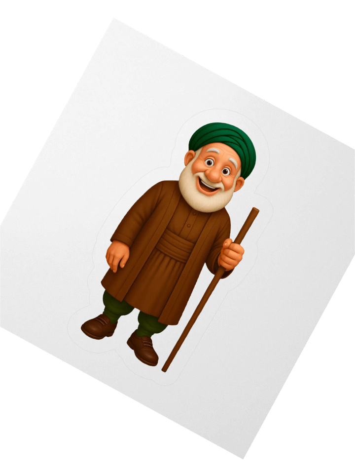Smiling Sheikhi Kiss Cut Stickers product image (5)