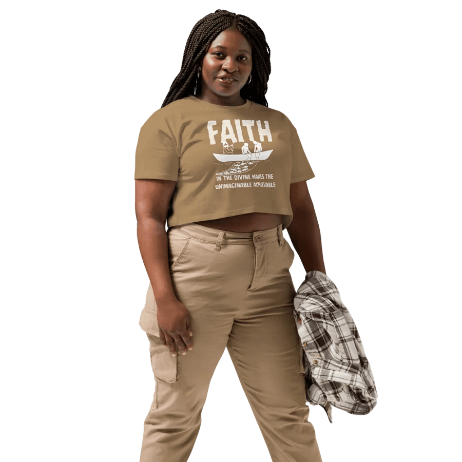 Faith in the Devine Women's Premium Crop Top product image (5)