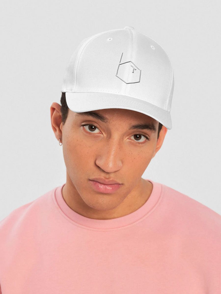 'BT' White On White Flex Fit product image (3)