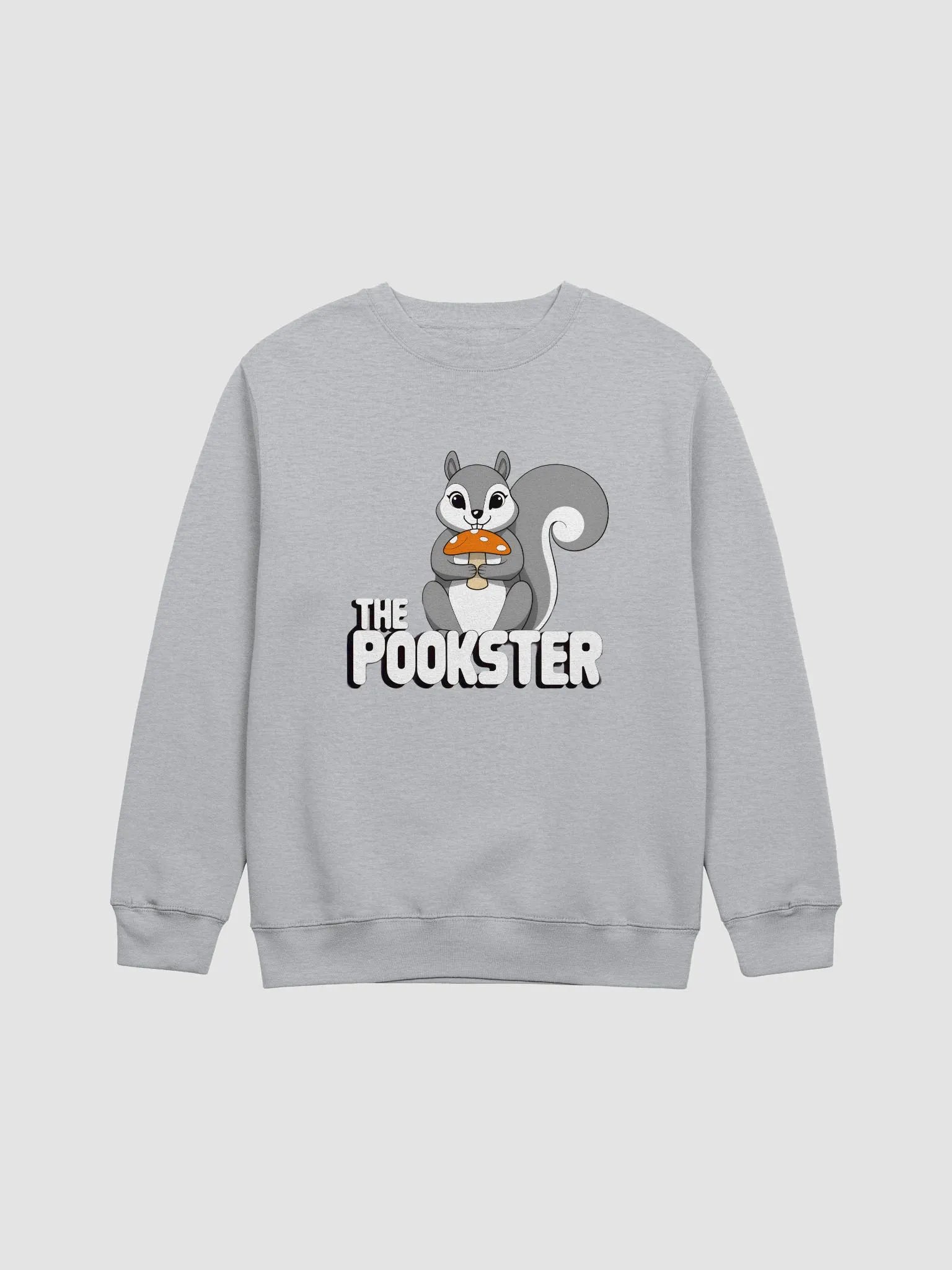 Super Soft Crewneck: The Pookster with an adorable mushroom product image (1)