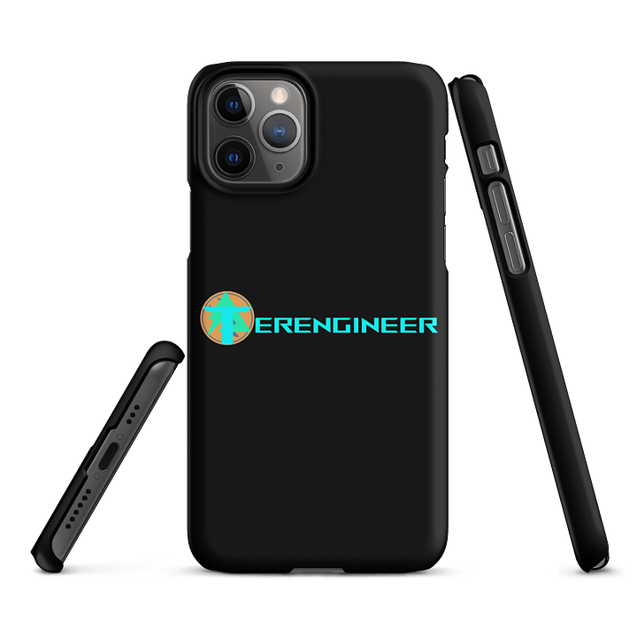 Terengineer Font Snap iPhone Case (Black) product image (2)