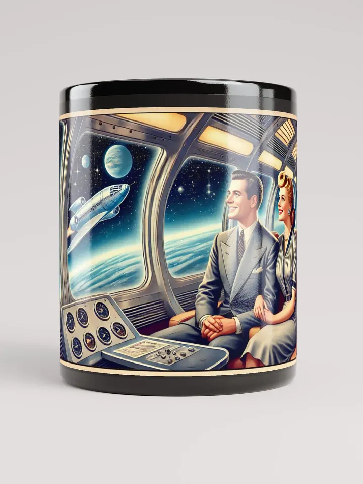 Vintage Space Travel Coffee Mug product image (1)