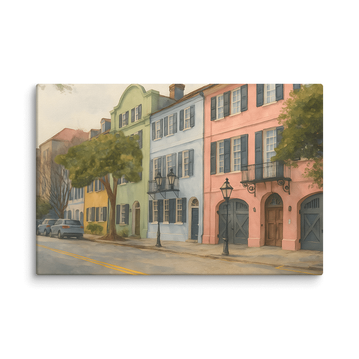 Rainbow Row: A Spectrum of Southern Charm product image (9)