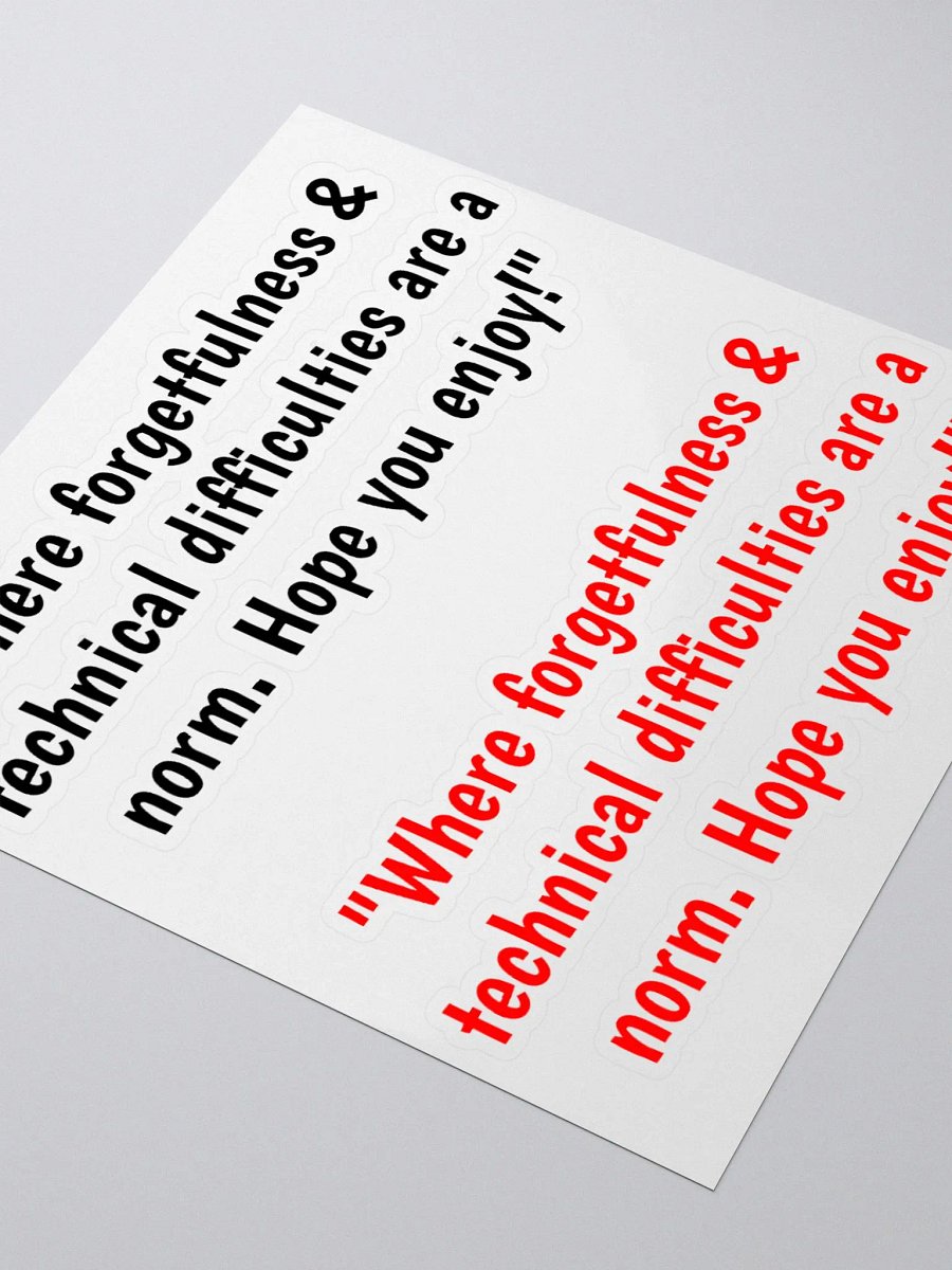 Black & Red Jeeper Quote Stickers product image (8)