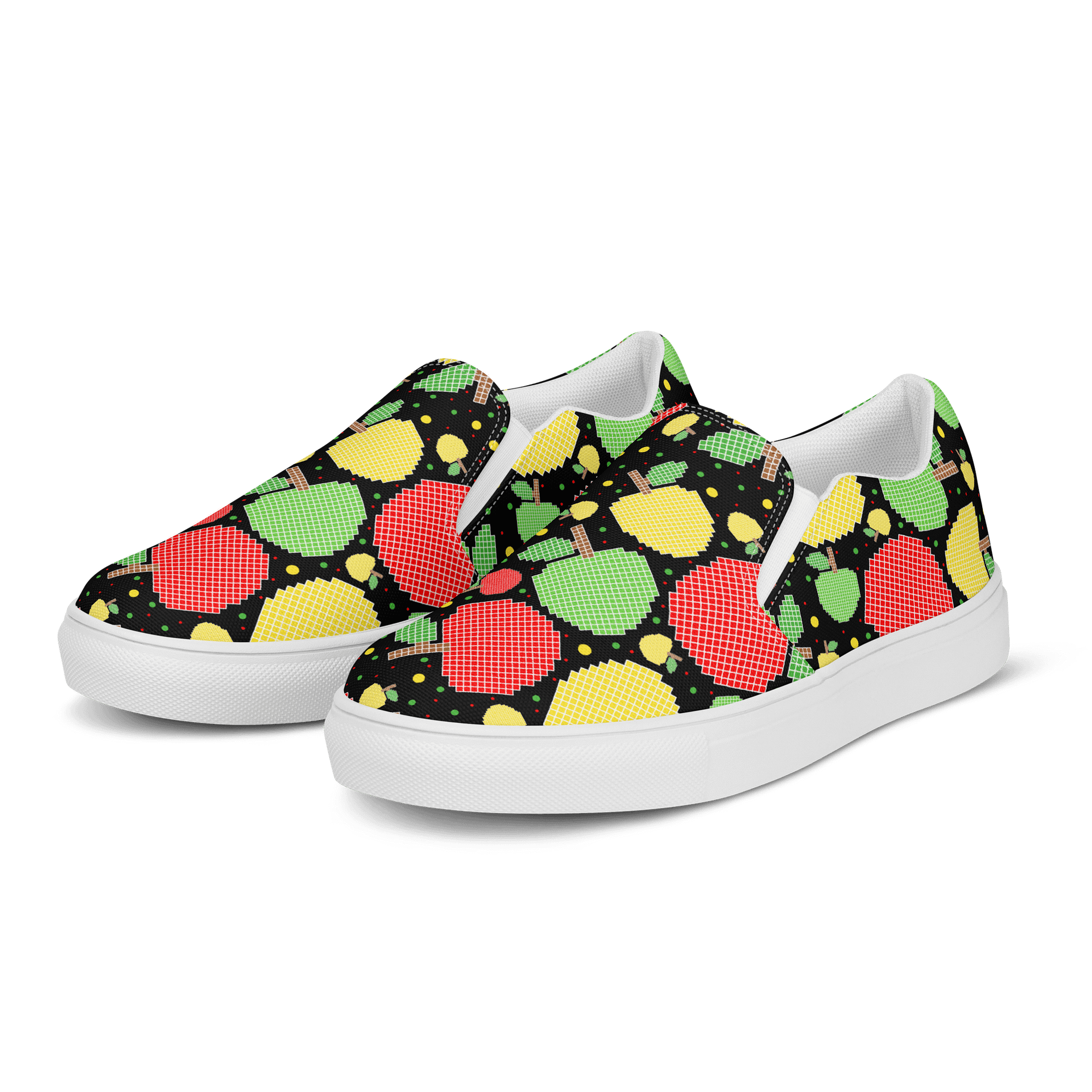 Vibrant Apple Delight Slip-On Shoes product image (3)