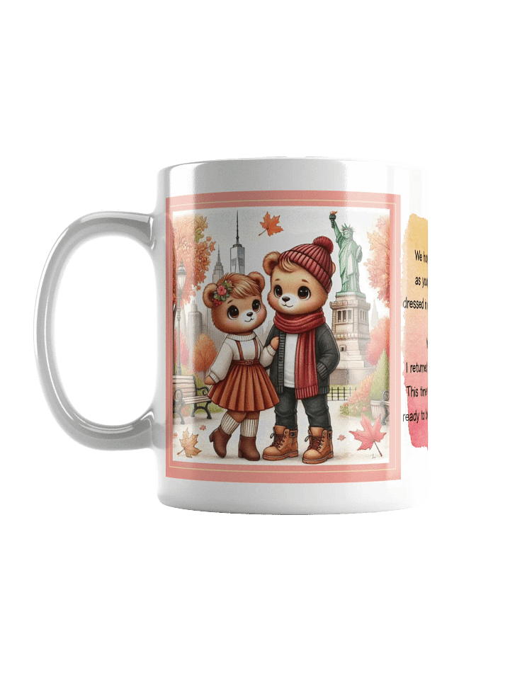 Honeymoon to Familymoon Brown Bear Mug product image (1)