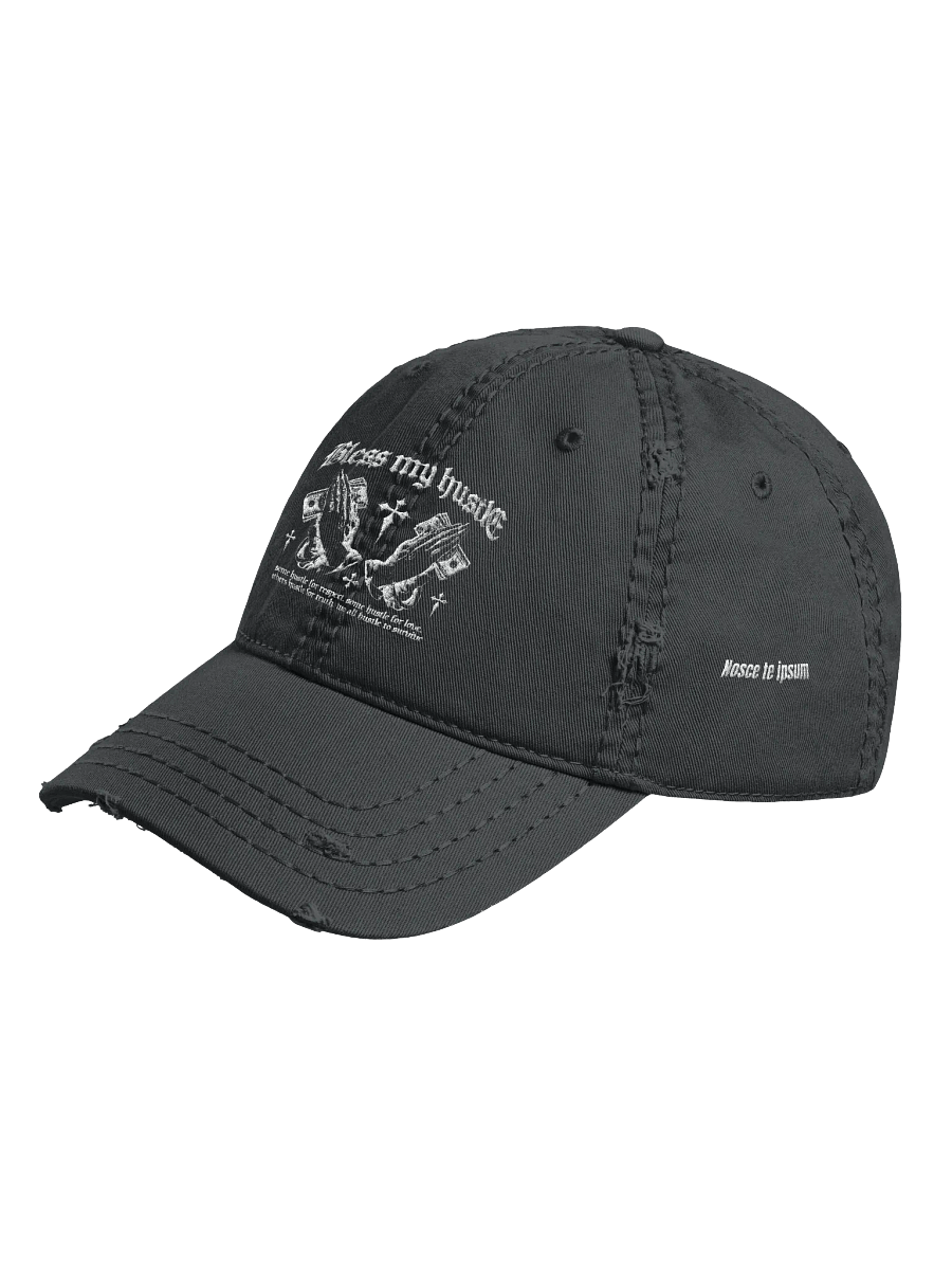Bless My Hustle Distressed Dad Hat product image (4)