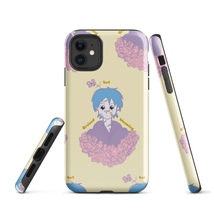 Blooming Blue iPhone® Tough Case product image (1)