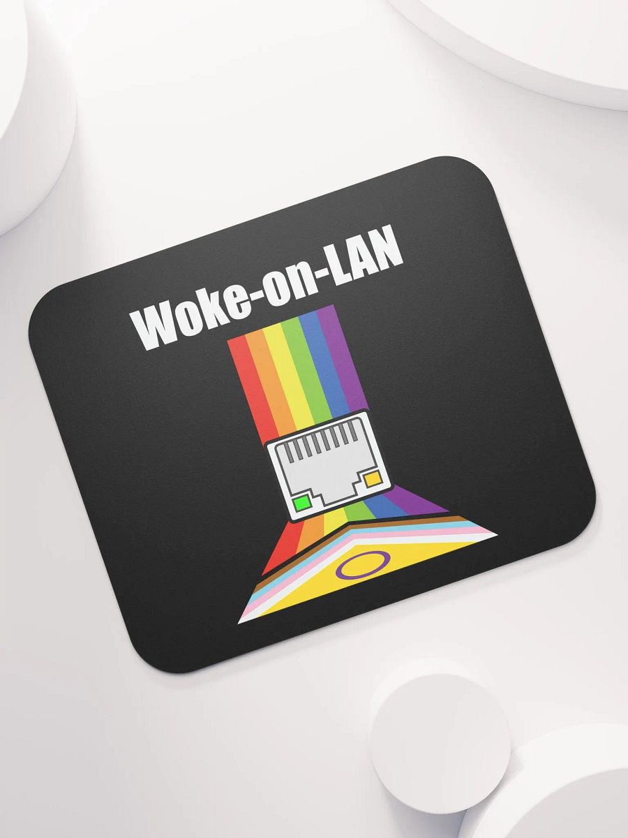 Woke on LAN Mouse Pad (Black) product image (7)