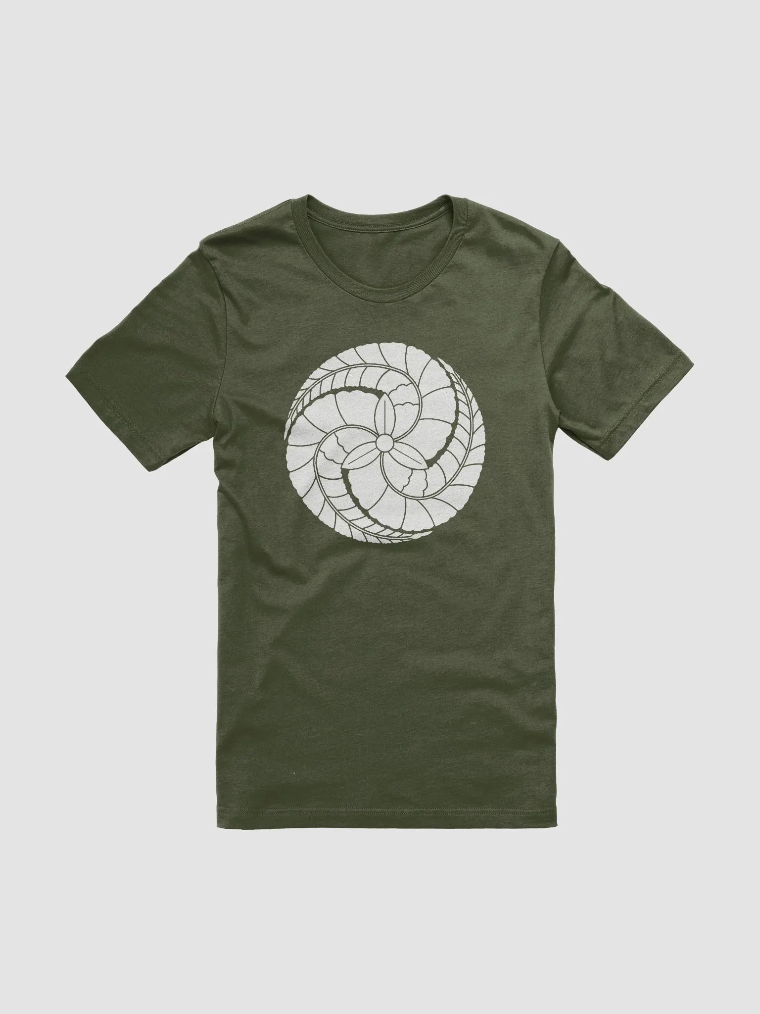 🏷️ Kuroda Clan Mon T-Shirt – The Wisteria Swirl of the Fukuoka Strategists product image (6)