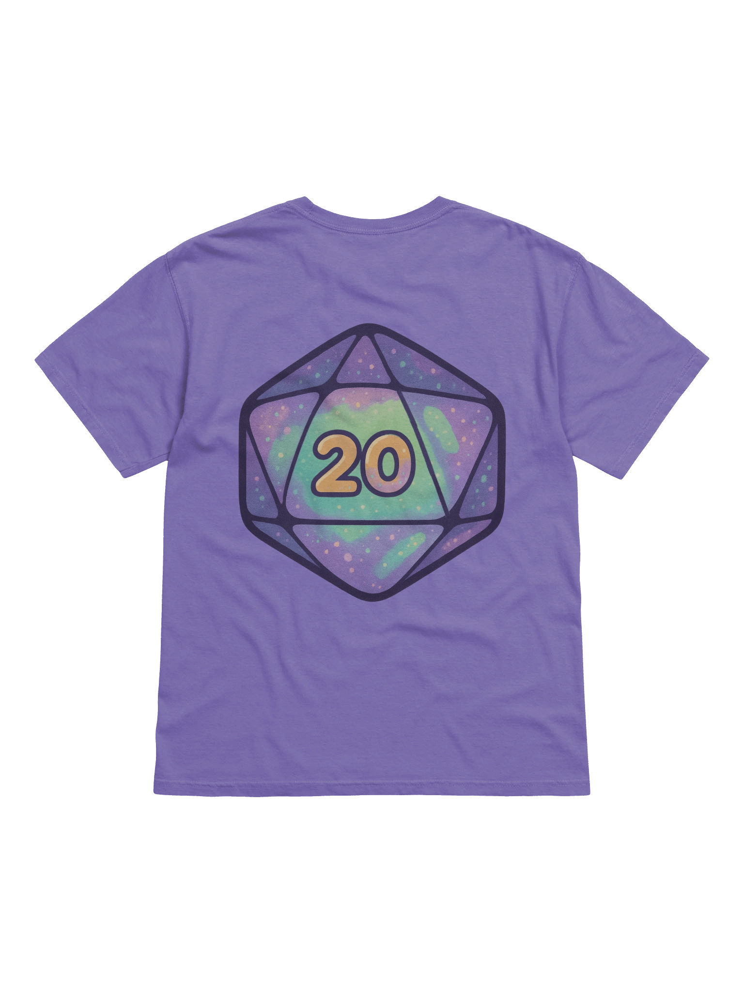 huzzah...i guess - printed tee with d20 back product image (7)