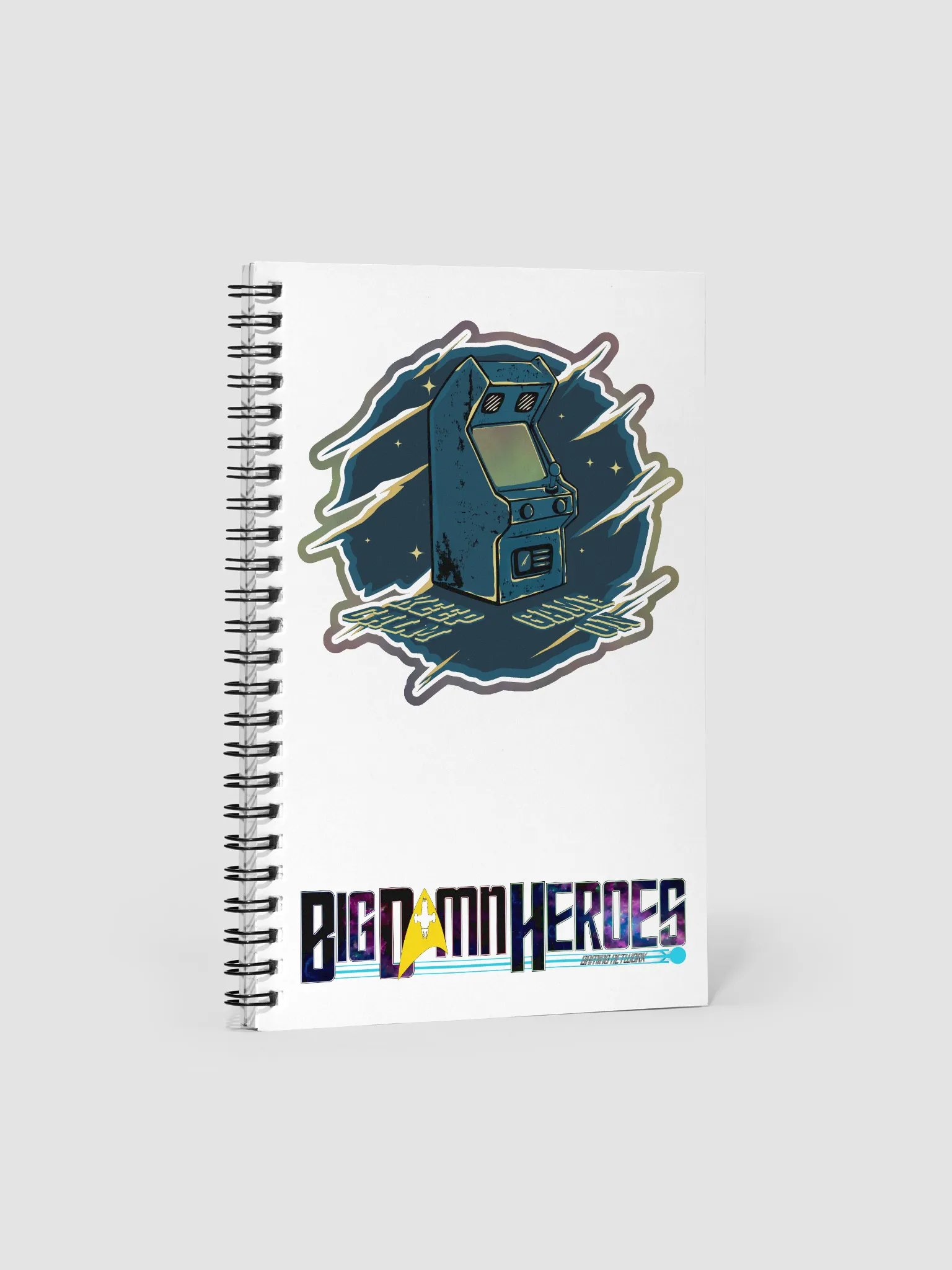 Retro Arcade Chill Spiral Notebook product image (1)