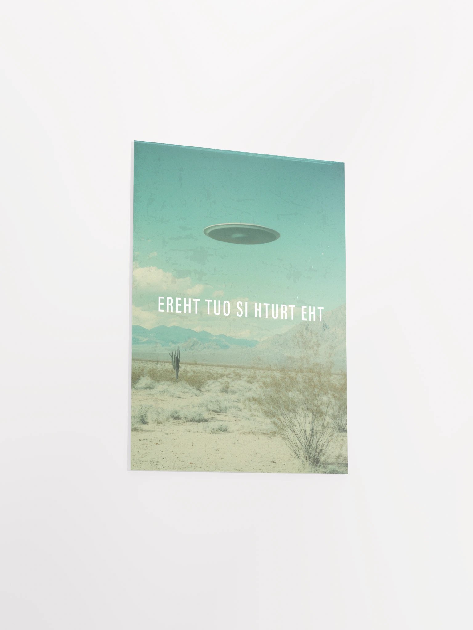 erehT tuO si hturT ehT/The X-Files poster, S09E04 tagline, 2001 — sci-fi poster product image (8)