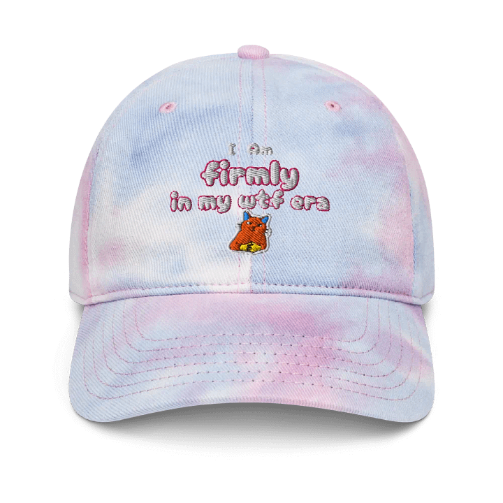 KC, Firmly in My WTF Era, Embroidered Tie-Dye Cap product image (3)