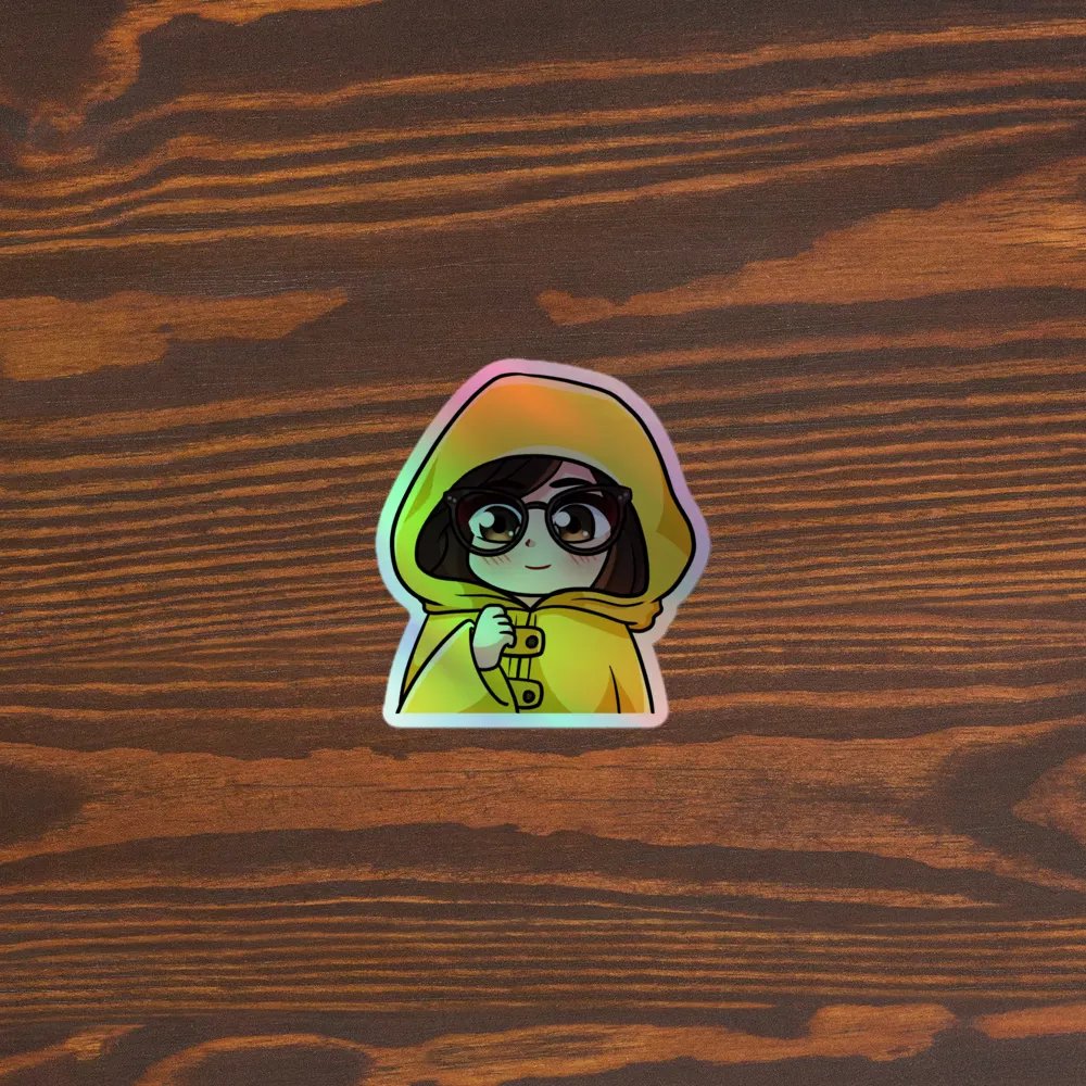 Raincoat Kiss-cut Holo Sticker product image (5)