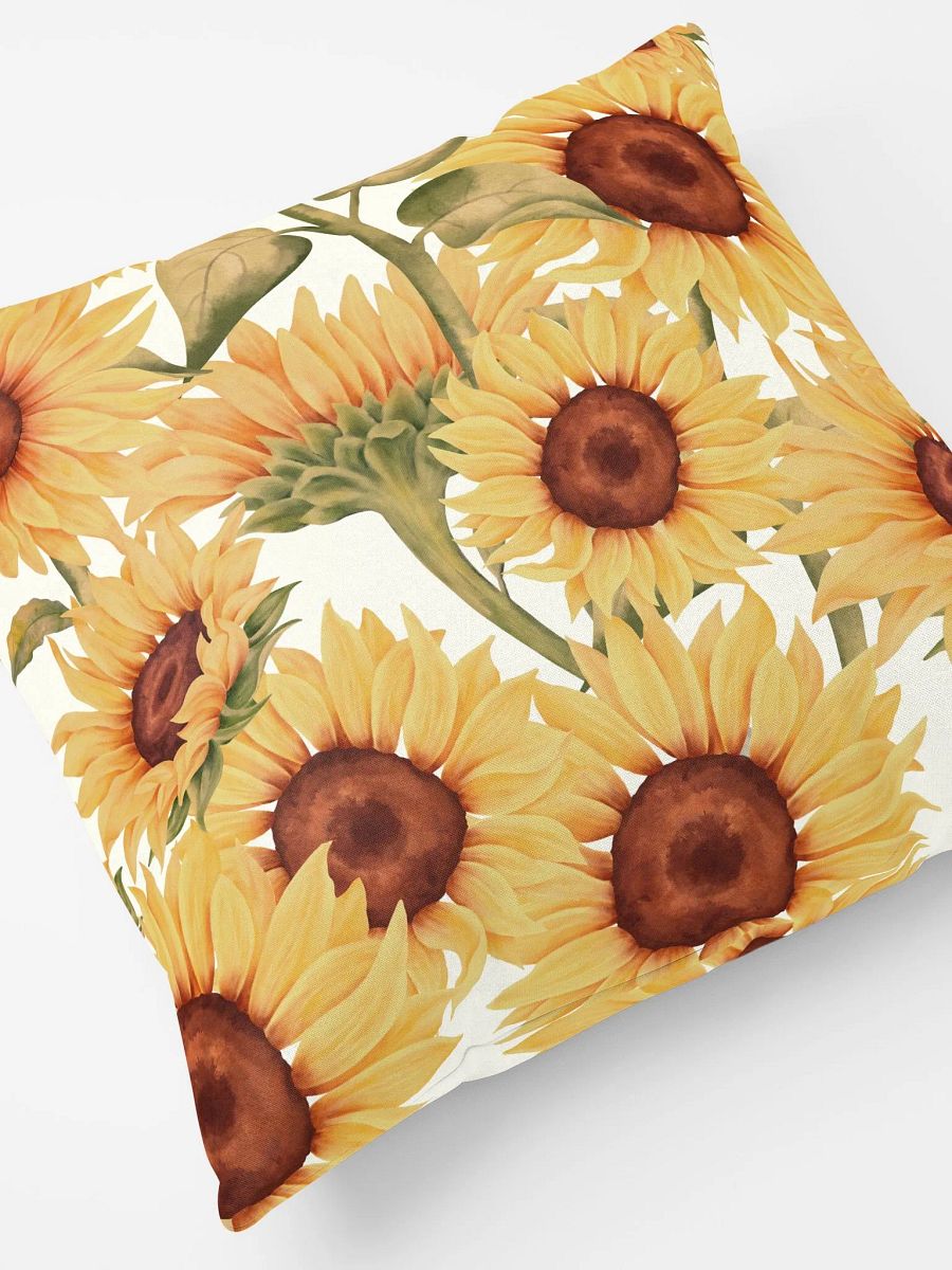 COTTAGE SUMMER SUNFLOWER PATTERN - Basic Pillow product image (5)
