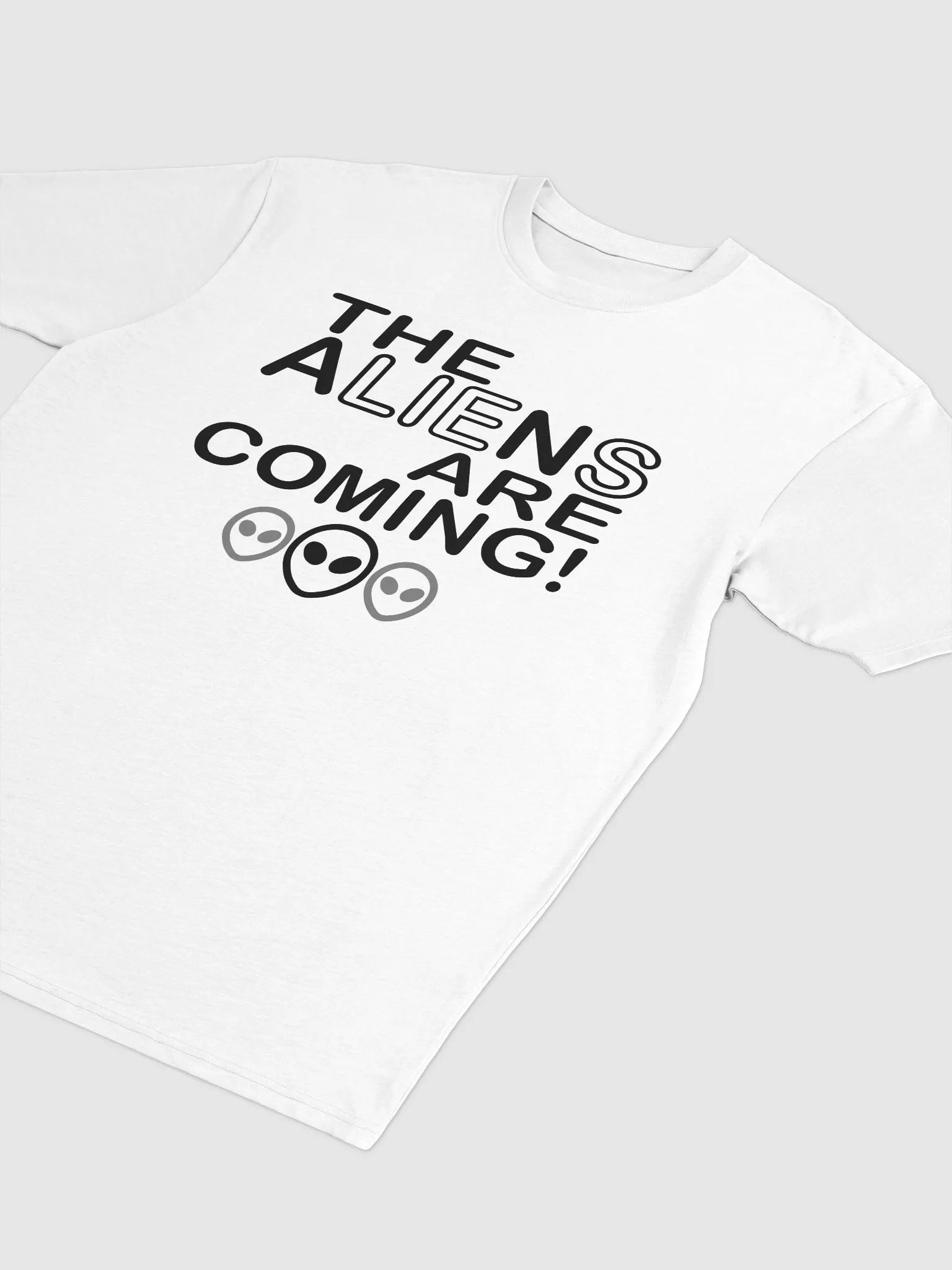 The Aliens Are Coming! - Black - Cotton Heritage Men's Premium Heavyweight Tee product image (3)