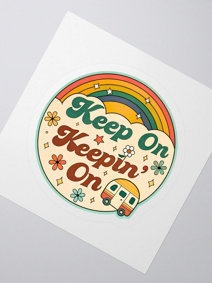 Keep On Keepin' On Rainbow Stickers product image (5)