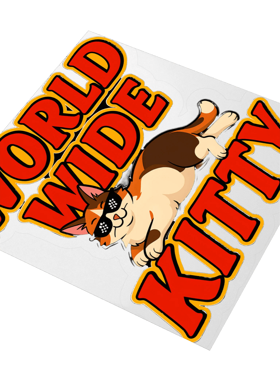 World Wide Kitty Sticker Set product image (9)