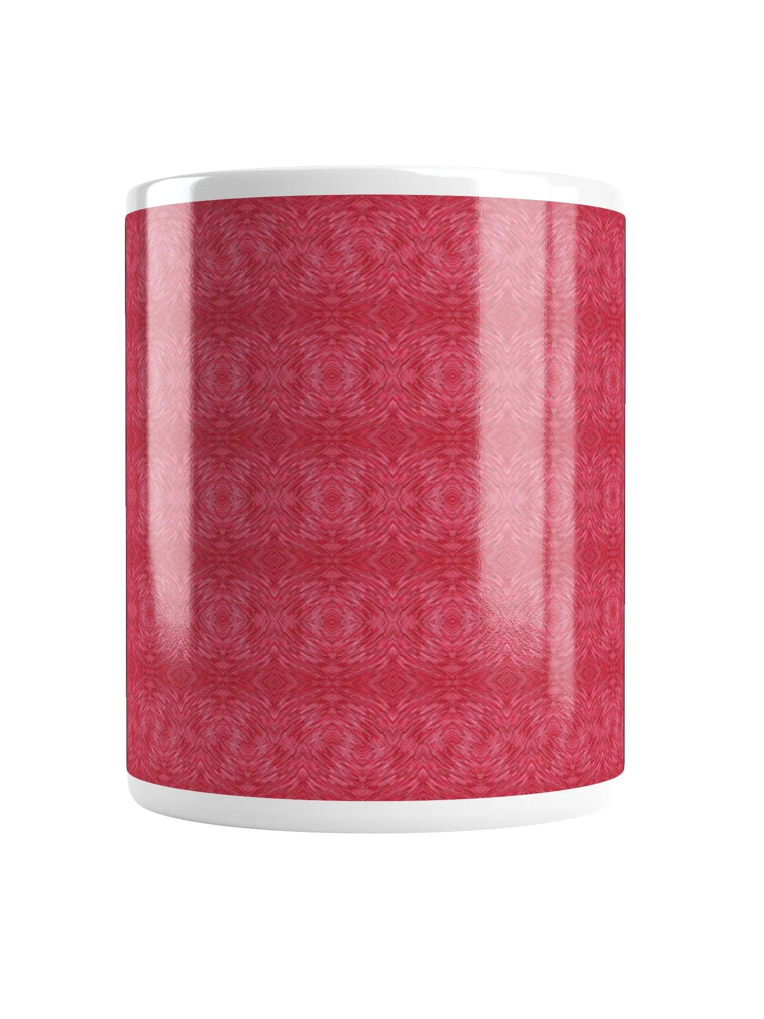 Crimson Frost – White Glossy Mug product image (3)