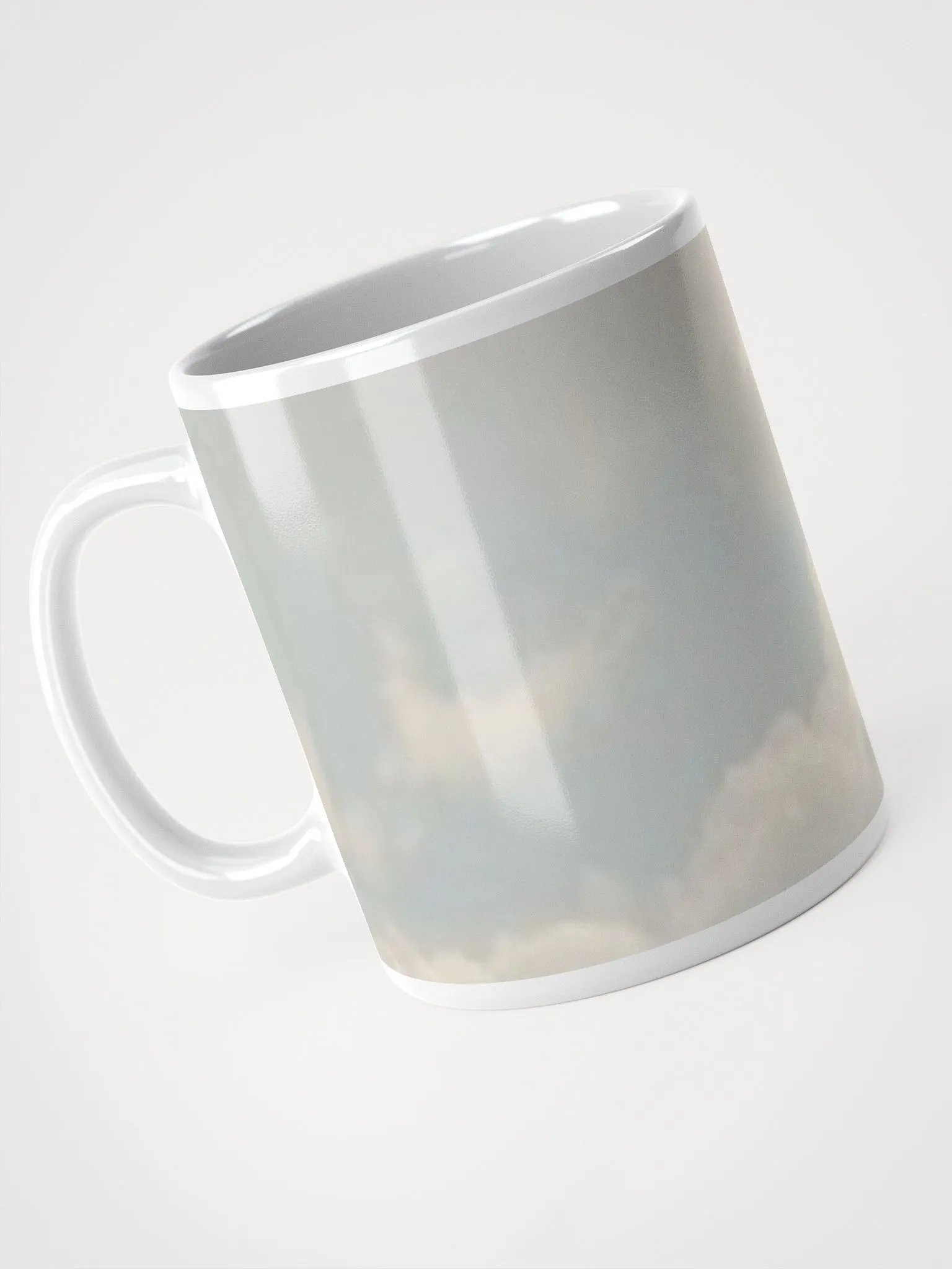 Apostles International Angel + Clouds Logo White Mug Cup product image (2)