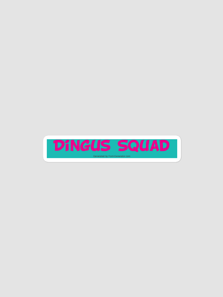 Dingus Squad Teal and Pink Sticker product image (1)