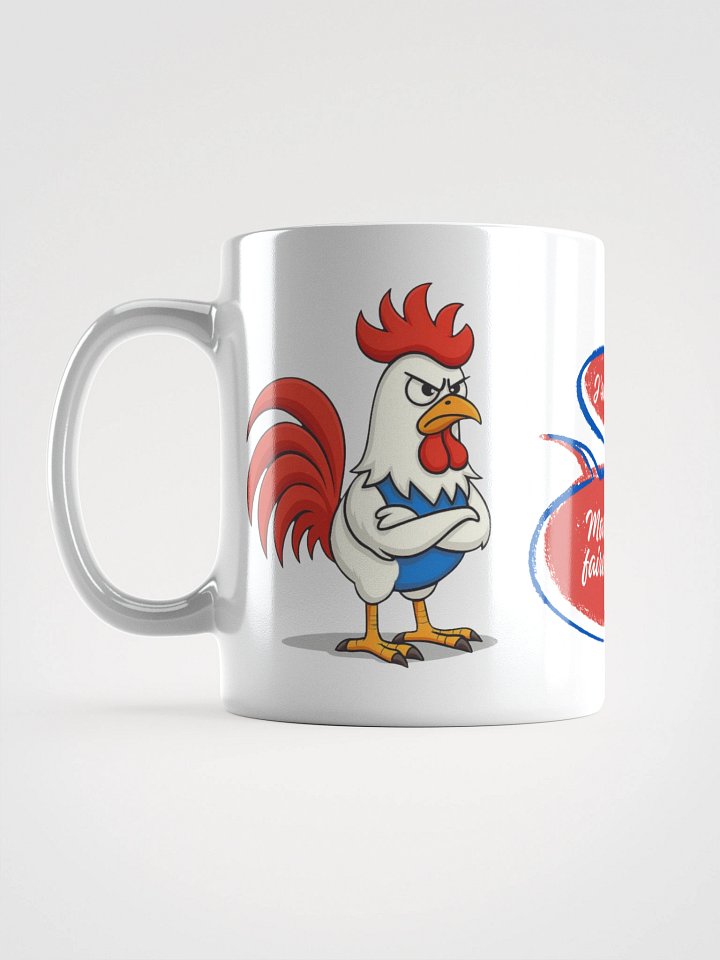 Mug Blanc, Coq Râleur - J'suis pas content et Marre de me faire plumer - Cadeau Humour Français product image (1)
