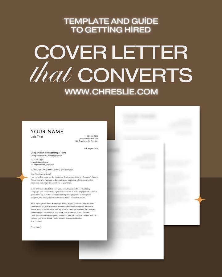 Stand Out & Get Hired: The Ultimate Cover Letter Kit product image (1)