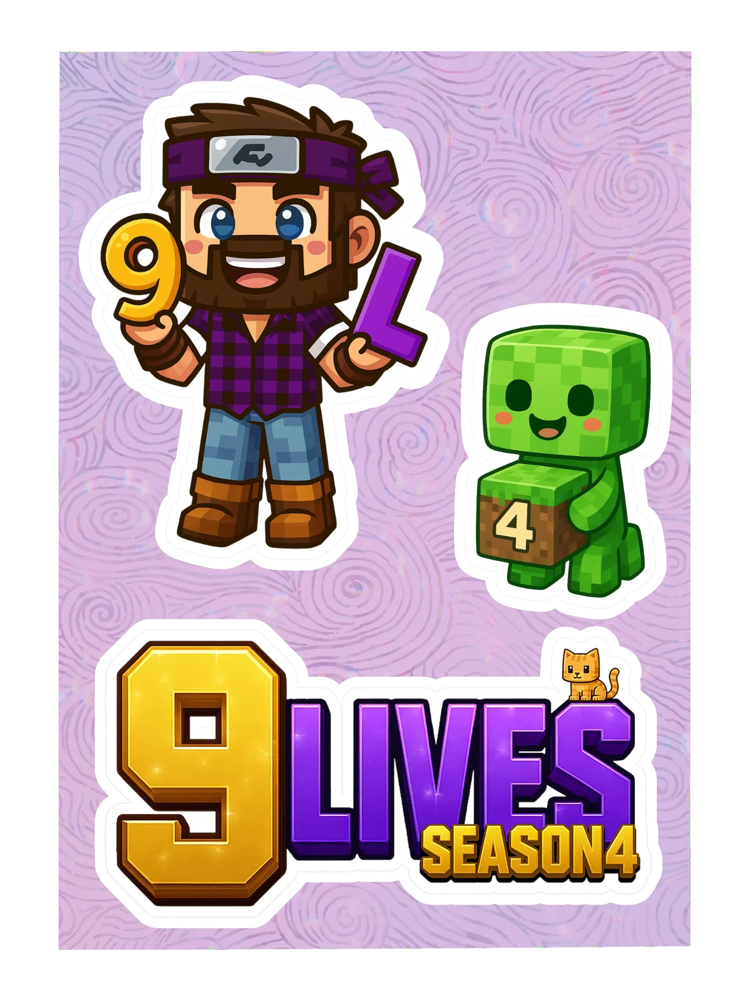 9LS4 AggroNinja89 Sticker Sheet product image (1)