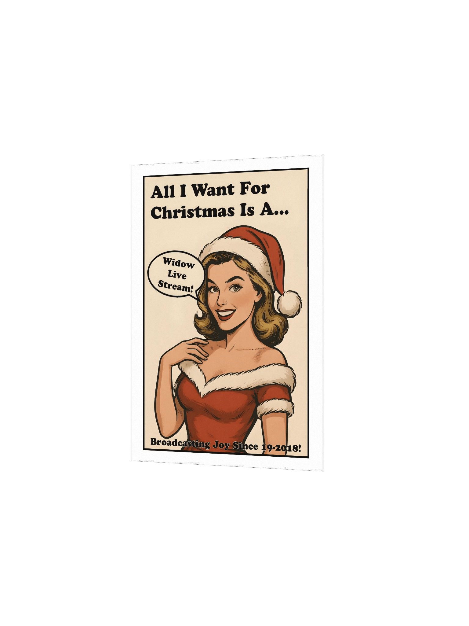 Widow Vintage Christmas Poster product image (11)